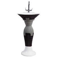 Peony 001 Designer Wash Basin Pedestal