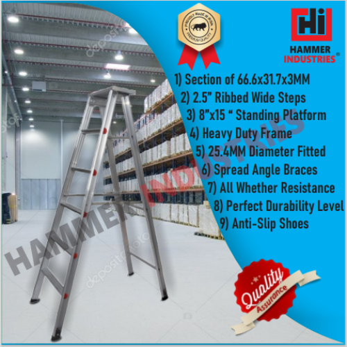 Commercial Aluminium Folding Ladder