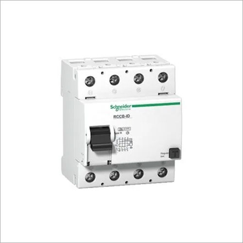 ID Residual Current Circuit Breaker - Metal & Plastic , 40A Max Current, 240V Rated Voltage, IP65 Protection, White Color