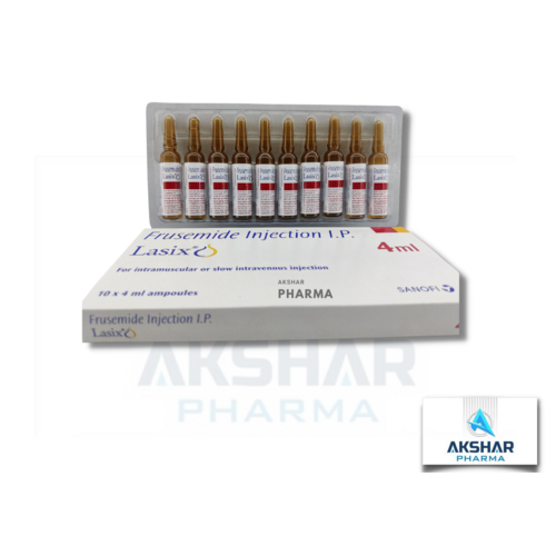 Lasix 4 Ml Injection - Application: Hospital