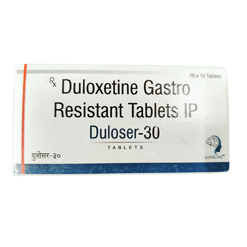 30mg Duloxetin Gastro Resistant Tablets IP