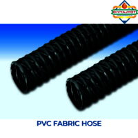 Pvc Fabric Hose - Color: Black