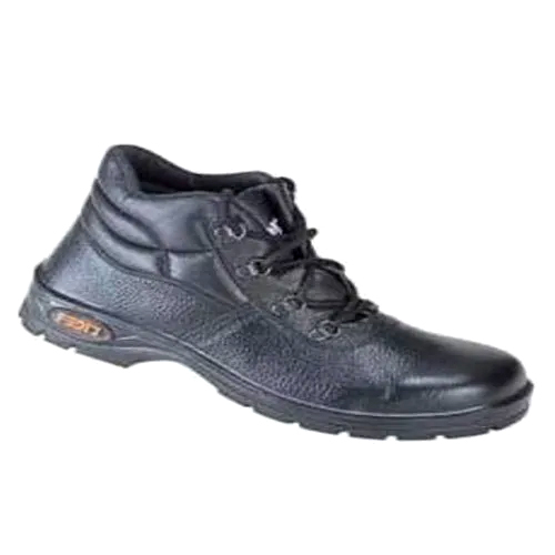 GTC850 Black Leather Safety Shoes