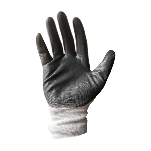 Grey Nitrile Coated Gloves