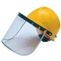 Face Shield With Spring Ring - Pvc And Acrylic, 9 X 12 Cm, Orange Color, Weighs 600 Grams | Ideal For Personal Protection And Versatile Use