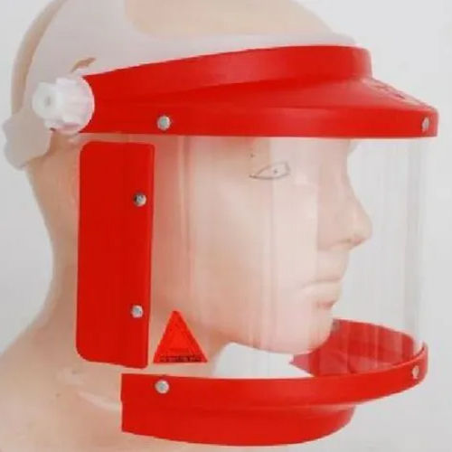 Pvc And Fiber Face Shield With Ratchet Ring