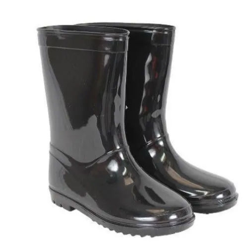 Black Pvc Safety Gumboots