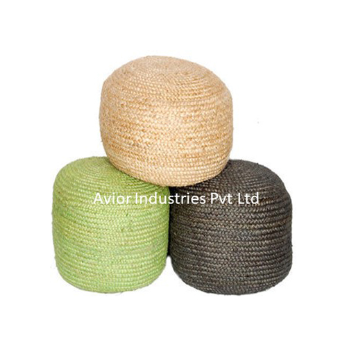 Jute Poufs