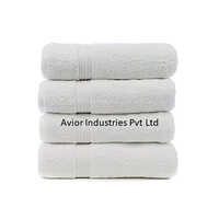 White 100% Cotton Hospital Towels