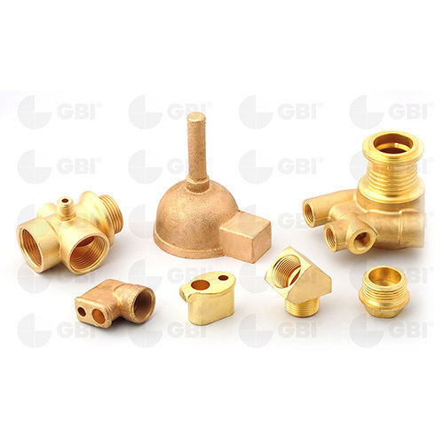 Polished Brass Forged Component