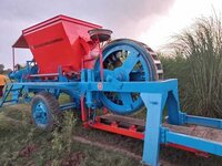 Rotary Clay Brick Machine Fixed Type - Automatic Rotary Double Line, Production Capacity 5,000-6,000 Bricks/hour, Powered By 55 H.p. Tractor, Bottom Conveyor Feature