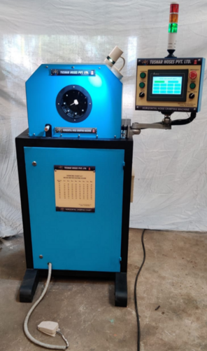 Hose Crimping Machine - Color: Blue
