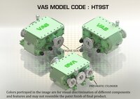 VAS-TGB-HT9-DOUBLE HOUSING-2BORE-PNEUMATIC-6600NM