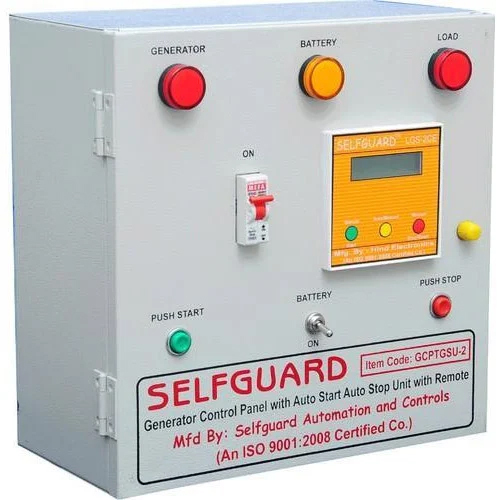 Generator Control Panel With Auto Start Auto Stop Unit With Remote Application: Industrial