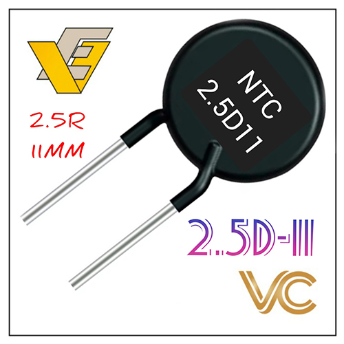 11MM 2.5 R MF72 Power NTC Thermistor