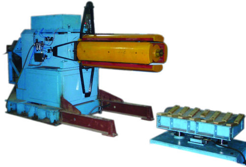 Heavy Duty Decoiler with Hydraulic Expandable Jaw withCoil Car