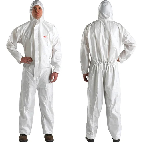 White Disposable Coverall Suit
