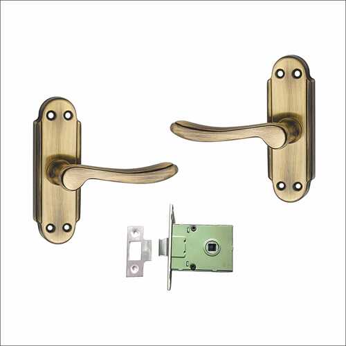 Stainless Steel Bathroom Mortice Handle Brass Antique Finish 5 Inches Alfa-Baby Latch