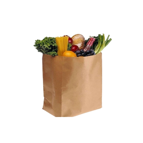 Brown Grocery Paper Pouch
