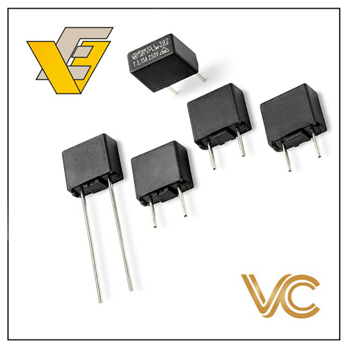 10A 250vAC TE5 Series Time Delay Radial Leaded Box Fuse