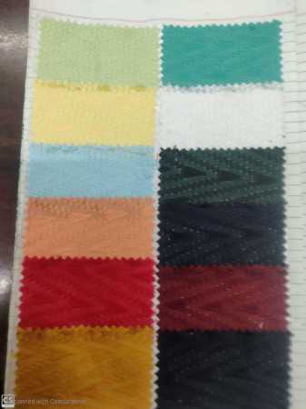 For Textile Cotton Hosiery Fabrics, Plain/Solids, Multicolour at Rs 360/kg  in Delhi