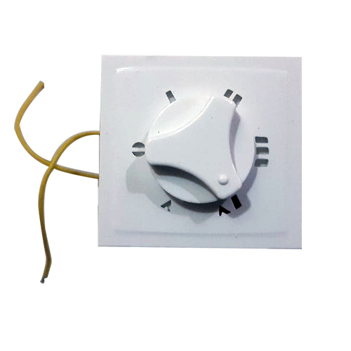 Modular Hifi New Model Fan Regulator Body - Plastic, Ceiling Installation, White Color | Electrical Operated, Air Cooling Fan, Non-Remote