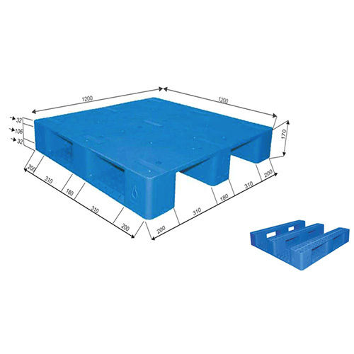 1000 mm Injection Mould Plastic Pallets