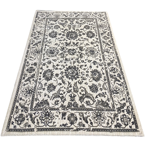 Handknotted Printed Rugs - Jute Material, Hand Washable Design | Anti-Slip Feature, Unique Printed Patterns
