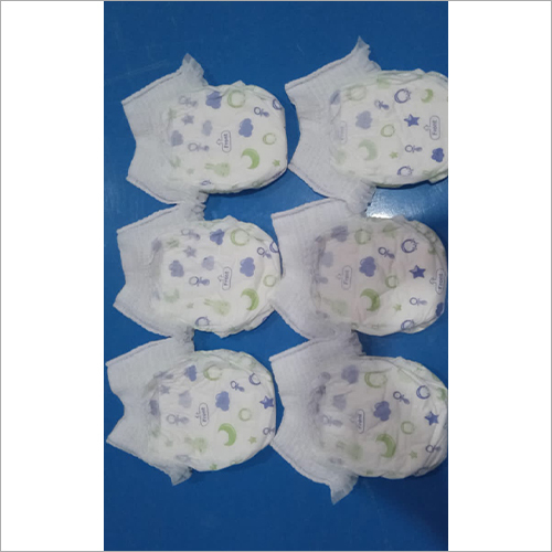 6 Pieces Baby Diapers - Cotton Fibres All Size White | Disposable Design for Easy Use and Hygienic Baby Care
