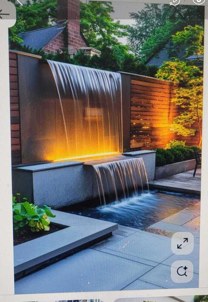 Marble And Granite Wall Fountain - 7 Feet Size, RGB Underwater Light, 120 kg Weight, Submersible Cast Iron Pump