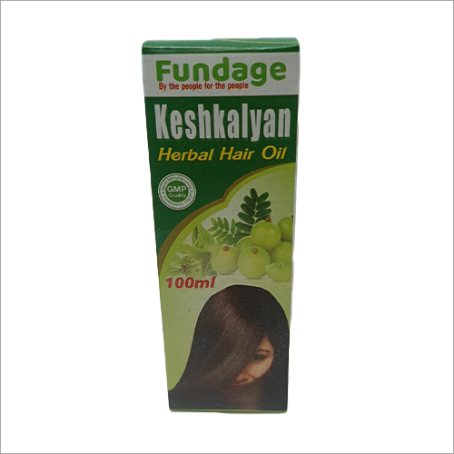 Keshkalyan Herbal Hair Oil - 100 Milliliter Colorless Oil for Hair Renewal Dandruff Control Split End Reduction Enhanced Shine & Softness