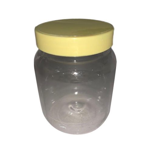 Transparent 500 Ml Plastic Storage Jar