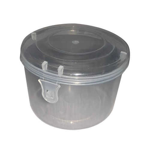 Transparent Round Plastic Box Hardness: Rigid