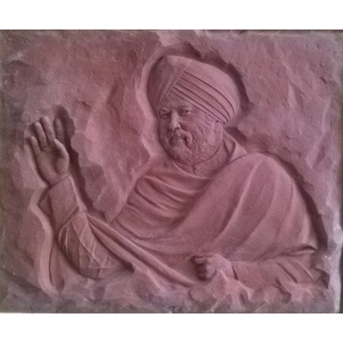 Fiberlglass Shri Nirankari Baba Mural