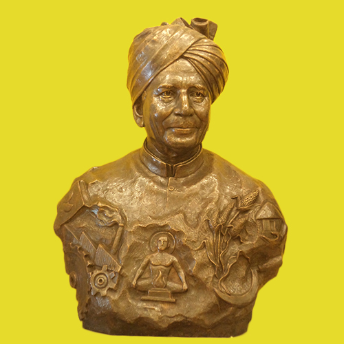 Bronze Shri Mitrasen Arya Statue
