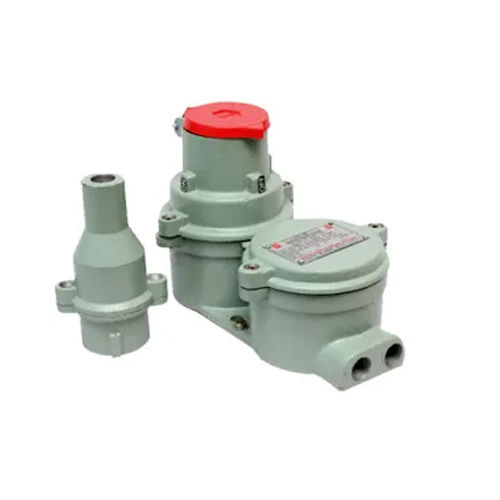 Green Flameproof Industrial Sockets Castings