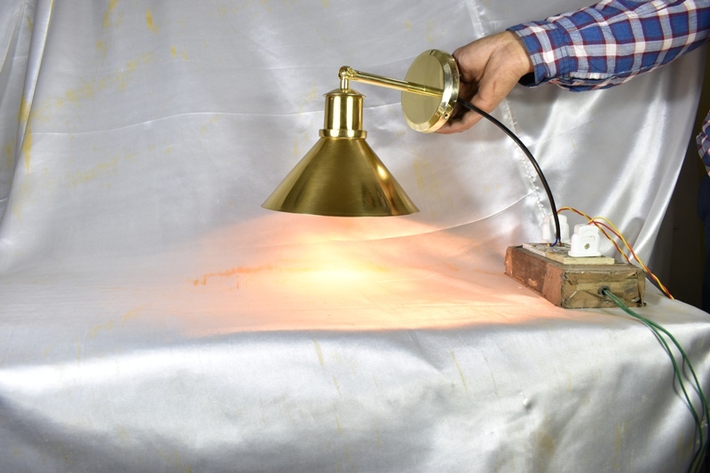 Brass Wall Lamp Light