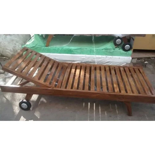 Teak Wooden Lounger