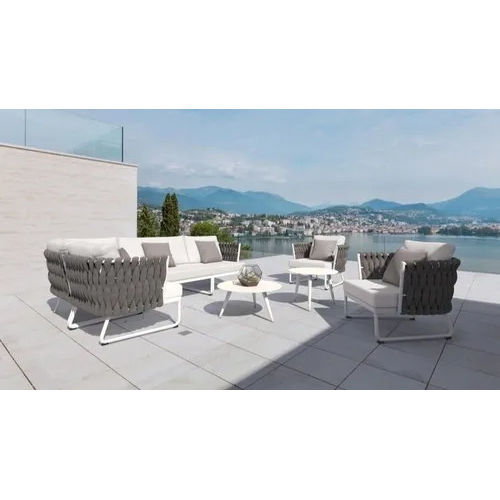 Rope Outdoor L Shape Sofa Set, Customizeable Colors, Eco,Friendly, Modern  Indian Style, Best Price
