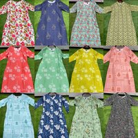 Reena Blue Cotton Kurti