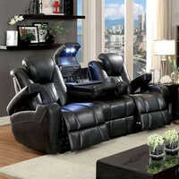 Leather Recliner Sofa - Leather Material, Motorized Mechanism, Seating Capacity 2 | Modern Design, Durable, Indoor Furniture Use
