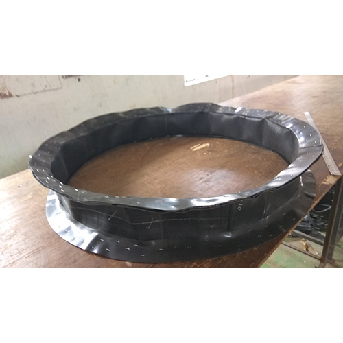 Black Fabric Round
