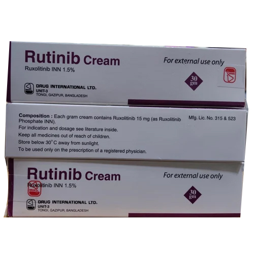 Rutinib Ruxolitinib 30G Cream Suitable For: Suitable For All Skin Type