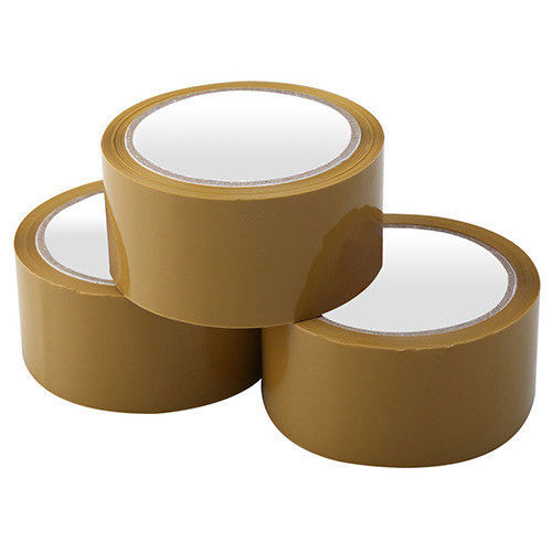 Brown 76Mm Single Sided Bopp Tapes