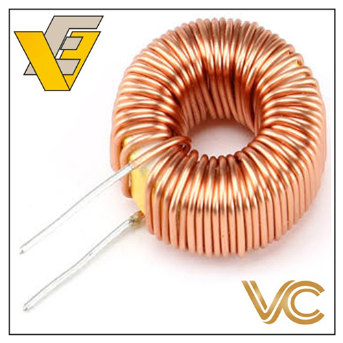 50125 150uH Toroid Inductor - Copper Color | Industrial Application, Precision Engineering for Enhanced Performance