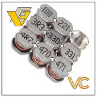 Cd43-222k 2.2mh 4x3 Smd Inductor - Gray, 4x4x3 Mm Dimension, 3g Weight, 100 Mhz Frequency, Ideal For Industrial Applications