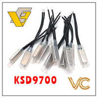 Ksd9700 10a 250v 145c Temperature Control Switch - Black, 20ã8ã4 Mm | Normally Closed Thermal Protector With Industrial Application