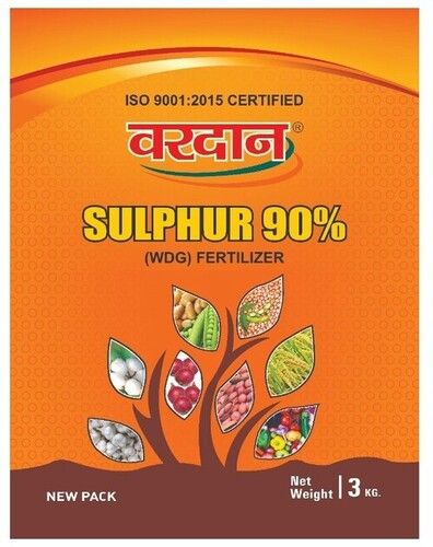 Sulphur 90 Percentage Application: Agriculture