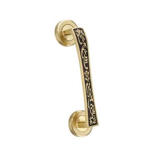 Brass Pull Handle - Brown Gold Finish | Durable for Door and Window Applications
