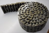 Silent Chain - Carbon Steel Alloy | Metal Pins Link Assembly, Rectangular Slots For Chain Links, 1-year Warranty